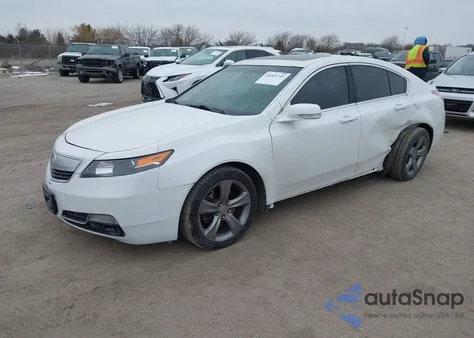 2014 Acura Tl 3.7 z USA, uszkodzony, nr VIN 19UUA9F21EA002256